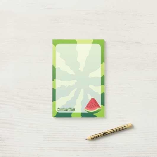 Post-it® Pastèque (Sur un bureau)