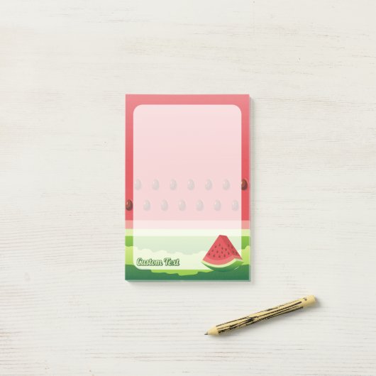 Post-it® Pastèque (Sur un bureau)
