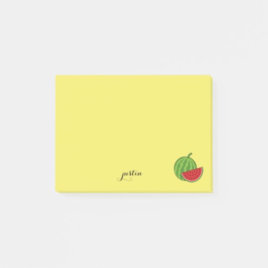 Post-it® Pastèque et tranche Personnaliser (Devant)