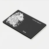 Post-it® Pasteur anatolien Nom du chien d'art Abstrait (Incliné)