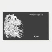 Post-it® Pasteur anatolien Nom du chien d'art Abstrait (Devant)