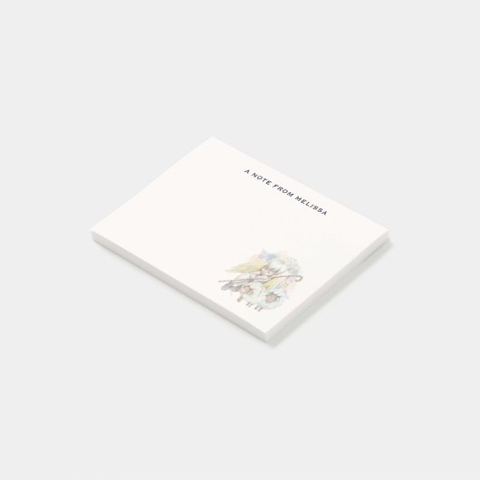 Post-it® Pasteur de Noël Ange avec agneaux (Incliné)