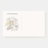 Post-it® Pasteur de Noël Ange avec agneaux (Devant)