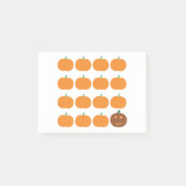 Post-it® Patch Citrouille d'Halloween mignon (Devant)