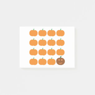 Post-it® Patch Citrouille d'Halloween mignon