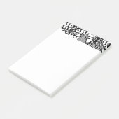 Post-it® Patchwork motif noir et blanc 03 (Incliné)