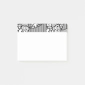 Post-it® Patchwork noir et blanc 04 de motif (Devant)