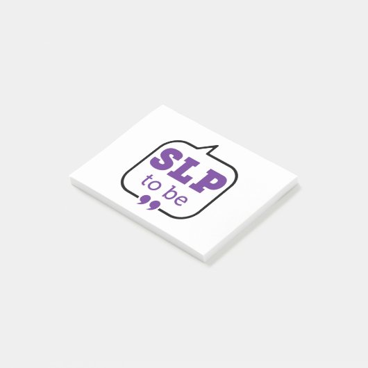 Post-it® Pathologiste du langage SLP to be Future Speech (Incliné)