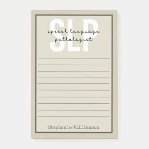 Post-it® Pathologiste orthophoniste sur mesure SLP