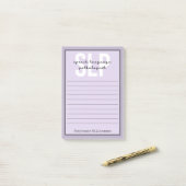 Post-it® Pathologiste orthophoniste sur mesure SLP (Sur un bureau)