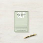 Post-it® Pathologiste orthophoniste sur mesure SLP (Sur un bureau)