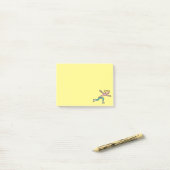 Post-it® Patinage sur glace (Sur un bureau)