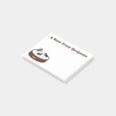 Post-it® Patinage sur glace de fourmis joyeuses sur dessin  (Incliné)