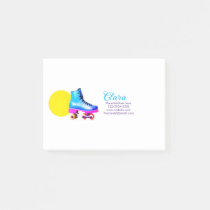 Post-it® Patineur à roulettes ajoutez votre nom texte lieu
