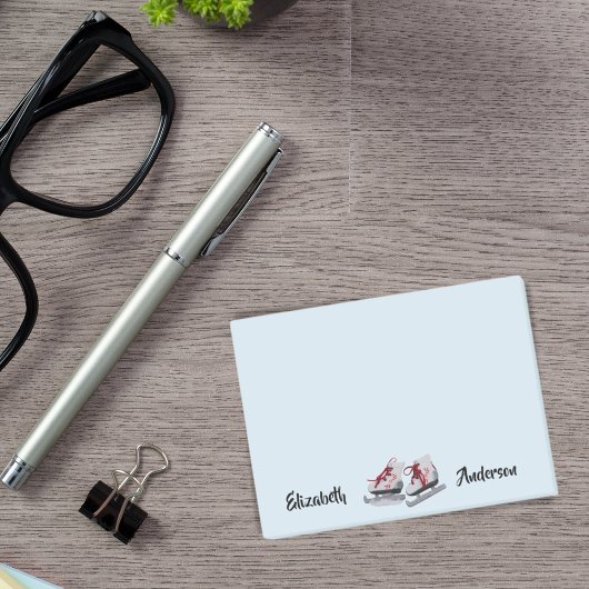 Post-it® Patins à glace patinage artistique bleu clair