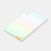 Post-it® Patounes de chat mignonnes (Incliné)
