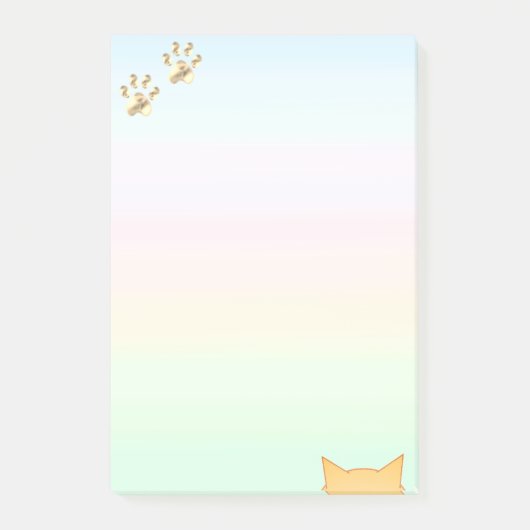 Post-it® Patounes de chat mignonnes (Devant)