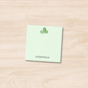 Post-it® Patrimoine irlandais Trèfle vert personnalisé