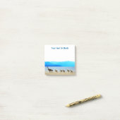 Post-it® Patrouille côtière - Oies du Canada (Sur un bureau)