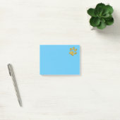 Post-it® patte de chat mousseux - or (Bureau)