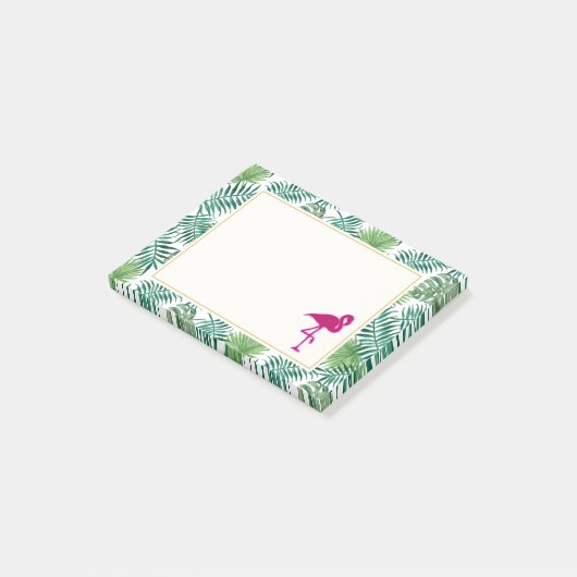 Post-it® Pattern et Pink Flamingo (Incliné)