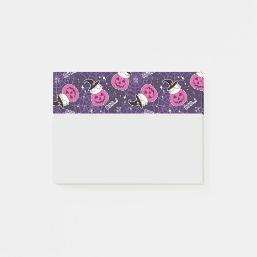 Post-it® Patters de Cute Cats et Pumkins (Devant)