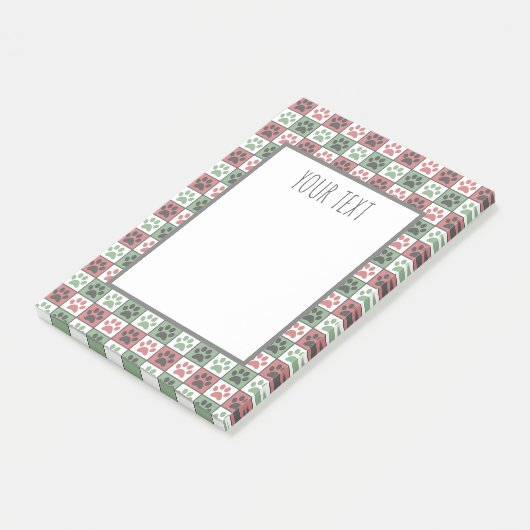 Post-it® Patters de Red and Green (Incliné)