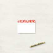 Post-it® Patters de Red Love Heart (Sur un bureau)