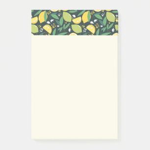 Post-it® Patters de Yellow Lemon and Green Lime Fruit Food