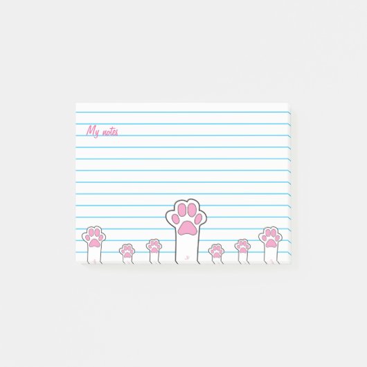 Post-it® Pattes de chat (Devant)