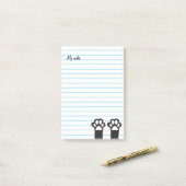 Post-it® Pattes de chat (Sur un bureau)