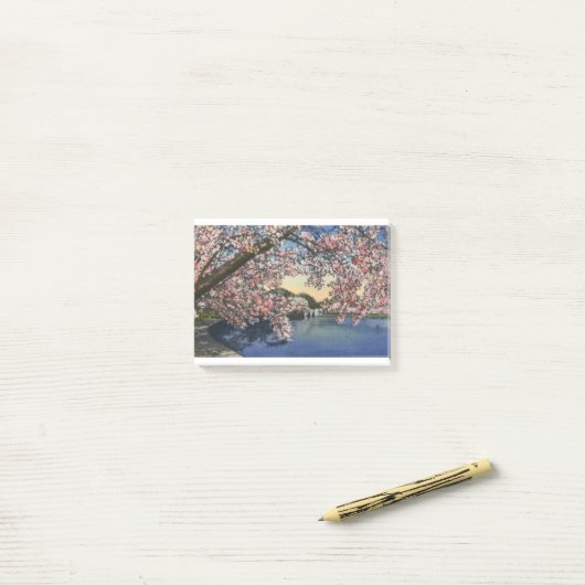 Post-it® PAU43 Basin.tif de marée (Sur un bureau)