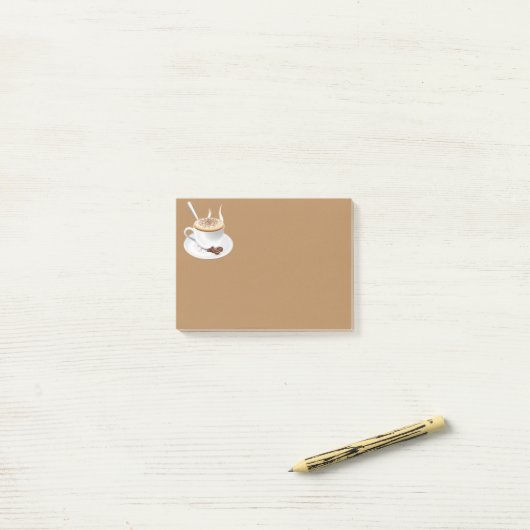 Post-it® Pause post-notes-café (Sur un bureau)