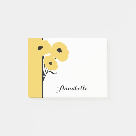 POST-IT® PAVOTS JAUNES CHICS DE POST-IT-NOTE_MOD (Devant)