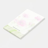 Post-it® Pavots peints 3 d'aquarelle (Incliné)