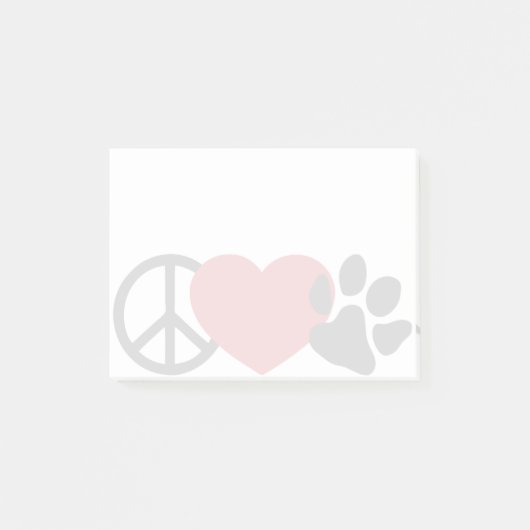 Post-it® Paw Aimé-La Paix (Devant)