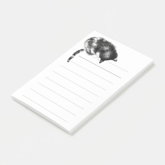 Post-it® Pawing cat Notes pad (Incliné)