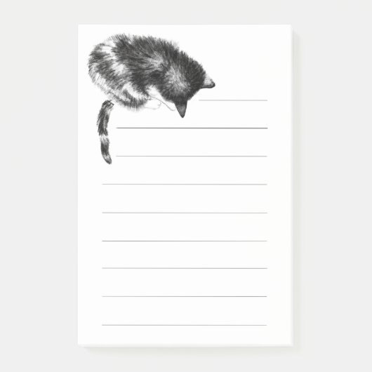 Post-it® Pawing cat Notes pad (Devant)