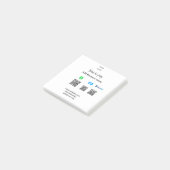 Post-it® Paypal Cashapp venmo scan pour payer QR ajouter un (Incliné)