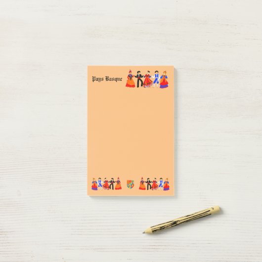 Post-it® Pays Basque, France (Sur un bureau)