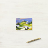 Post-it® Paysage de Thomas Hart Benton Chilmark (Sur un bureau)