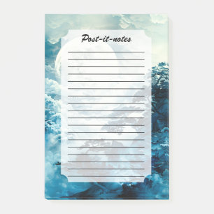Post-it® Paysage mystique de montagne au clair de lune