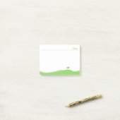 Post-it® Paysage vert (Sur un bureau)