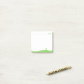 Post-it® Paysage vert (Sur un bureau)