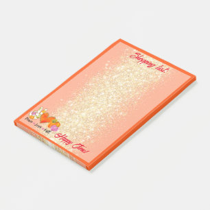 Post-it® Peace Love Automne Texte et couleur personnalisés