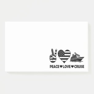 Post-it® Peace Love Cruise USA Vacances Vibes