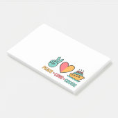 Post-it® Peace Love Cruise Vacances (Incliné)