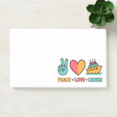 Post-it® Peace Love Cruise Vacances (Bureau)
