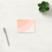 Post-it® Peach Circular Swils ombre (Bureau)