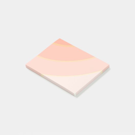 Post-it® Peach Circular Swils ombre (Incliné)